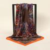Fashion Paisley Printed Satin 85 Square Scarf Muslim Hijab Shawls Women Fashion Wraps Ethnic Style Islamic Turban Female Bandana