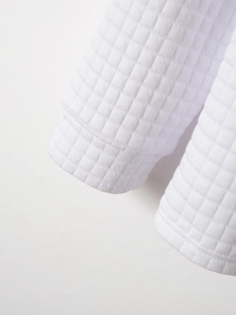 Polo à damier pour homme avec fermeture éclair sur les manches - Vêtements de sport printemps/automne