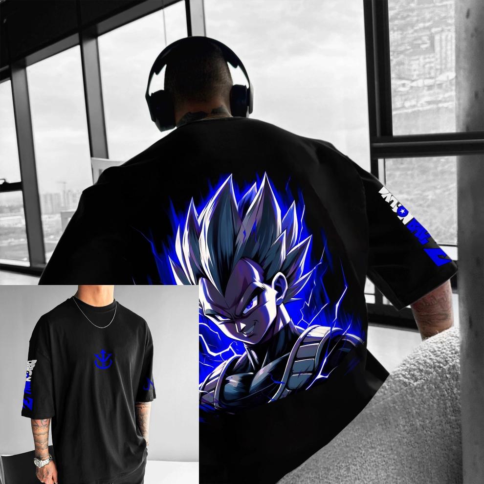 Oversized TShirts Man Dragon Ball Anime Inspired Summer Y2k Clothes Women Cotton Short Sleeve Tee Casual Streetwear Unisex Tops