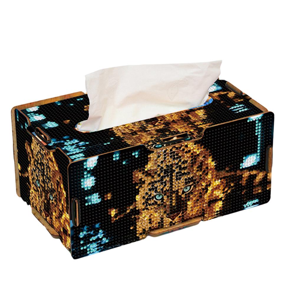 Diamond Painting Tissue Box Kits Diamond Painting Box DIY Diamond Desk Decorative Tissue Box for Living Room Bedroom Bathroom