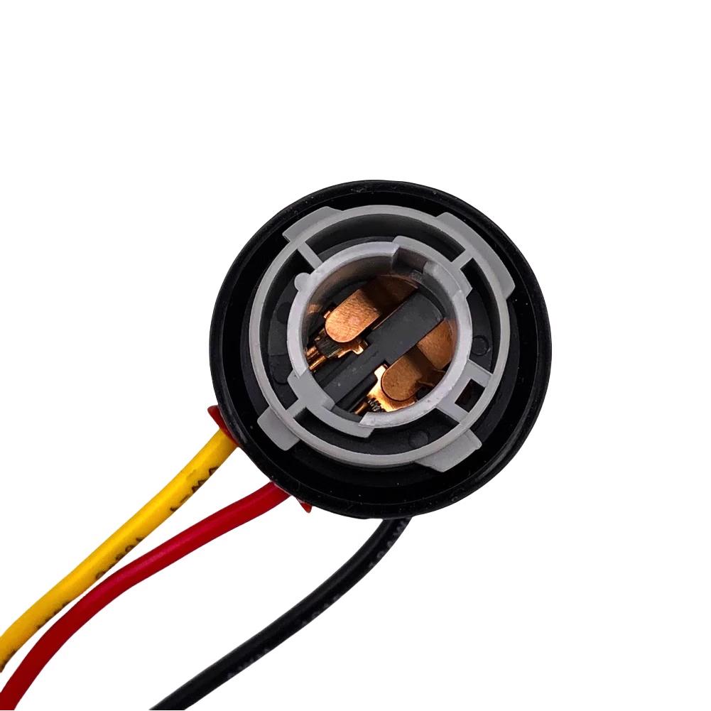 1Pcs 1156/1157 Birne Sockel Halter Adapter Auto Bremse Schwanz Licht Basis Stecker Zubehör