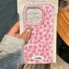 Pink Leopard Print Pattern Phone Case For iPhone 16 15 14 13 12 11 Pro Max Mini XS X XR 7 8 Plus 16e Transparent Soft Cover