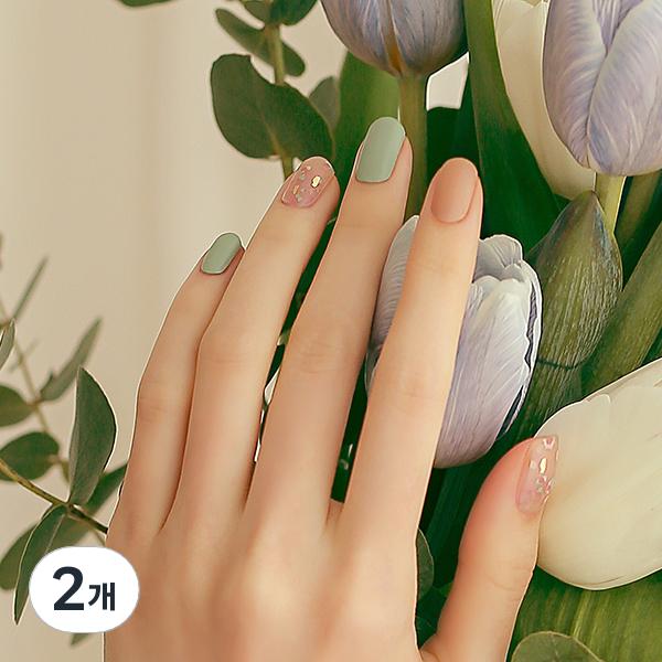 

Наклейка для ногтей Gelpang Shiny Flower, матовая, разноцветная, 2 шт.