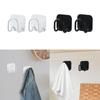 2 Pieces Adhesives Hooks Soap Cloth Hanger Scarf Rack Sponge Holder Wall Hangers for Home Shower