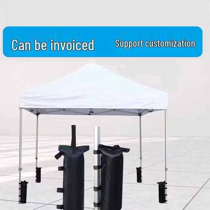 Four-Legged Tent Sandbag Set: Single Tube, Quick Open, No Assembly, for Fixed Rain Canopy & Sunshade Awning