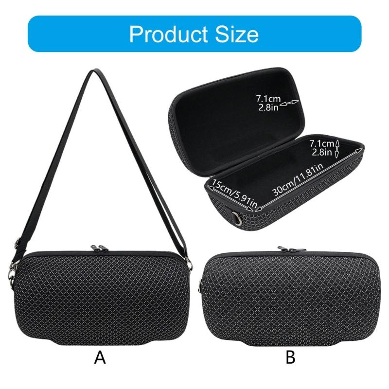 Protective Carrying Case For Wireless Portable Speaker With EVA Material And Sound Permeable Design