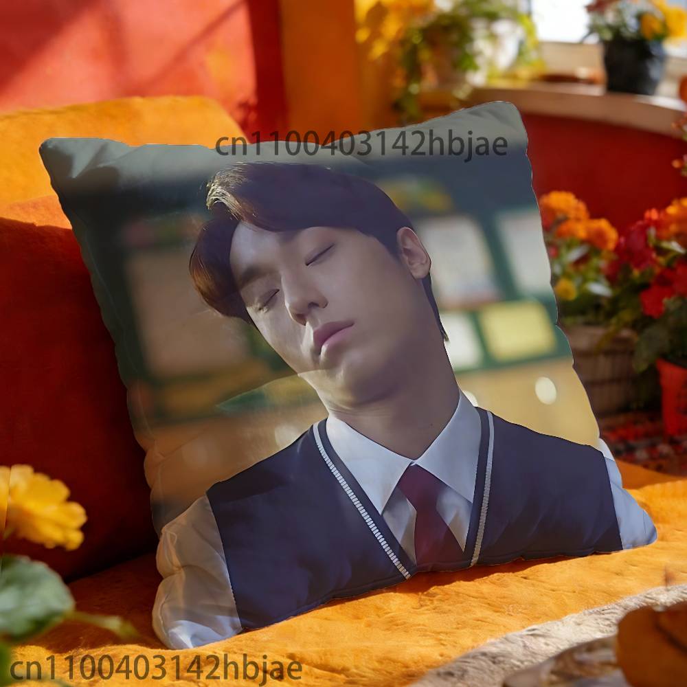 

L-Lee D-Do-hyun Pillowcases Bedroom Living Room Sofa Home Decor Polyester Cushion Cover with Zipper 30cmx30cm