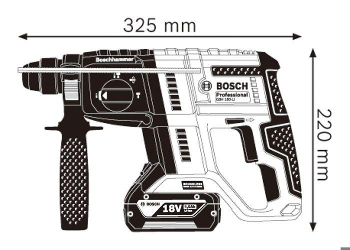Bohrer bosch professional Akku-Bohrhammer sds-plus gbh 18v-21 - 0611911100