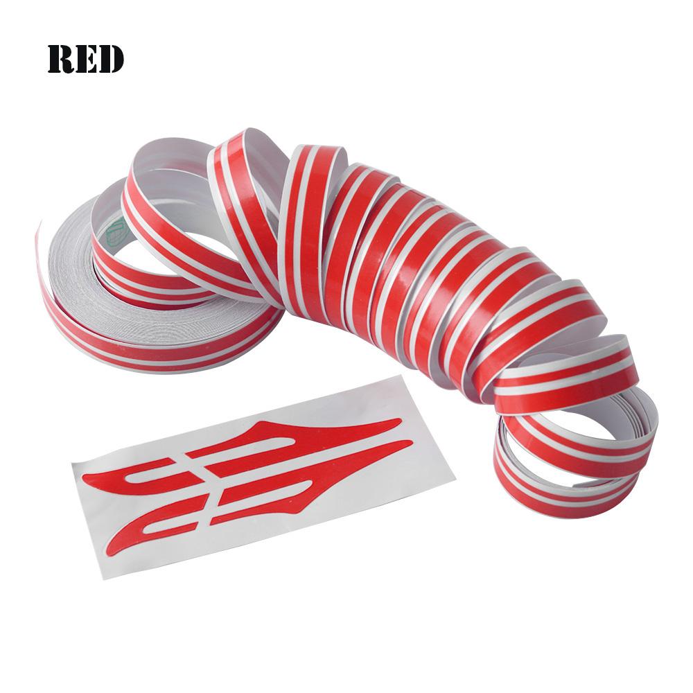 12mm Colorful Striping Pinstripe Steam line DOUBLE LINE Tape Car Body Decal Vinyl Sticker Car Styling Decor Exterior Accessory