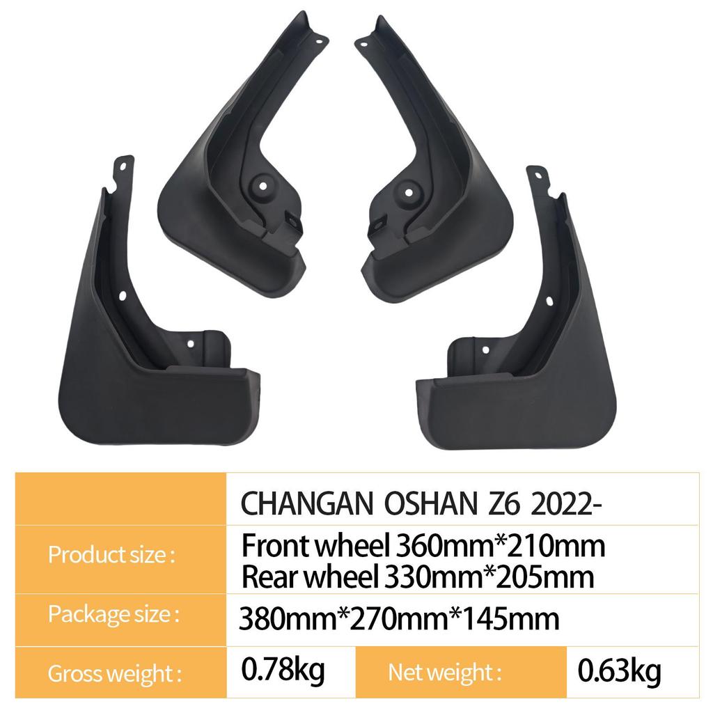 Compatible Mudguard for Changan Oshan Z6 2022