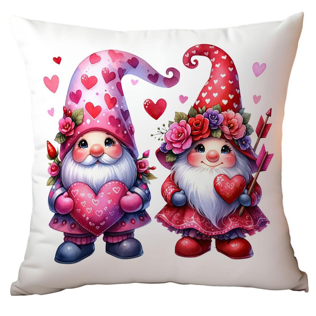 New Valentine's Day Pillow Cute Elf Red Love Living Room Sofa Pillow Cover