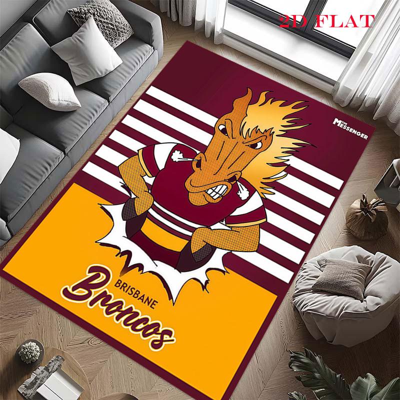 Broncos Nation Carpet Rug for Living Room Bedroom Home Sofa Decoration,Kids play Nonslip Floor Mat
