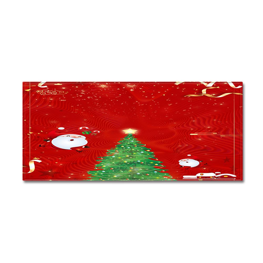 Christmas Kitchen Sand Carpet Doormat Long Floor Mat