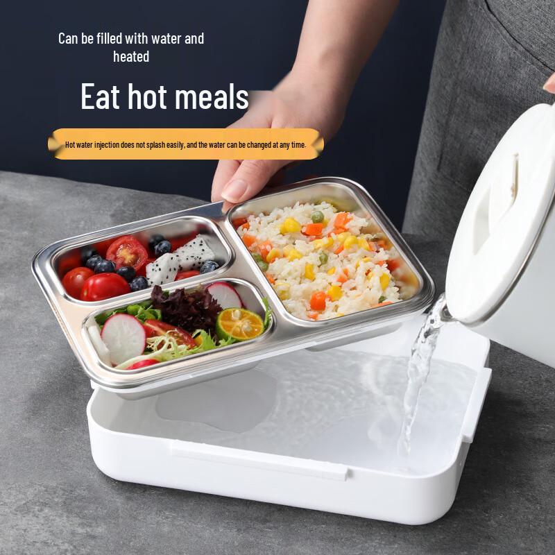 Journey of Love 304 Stainless Steel Insulated Divided Lunch Box