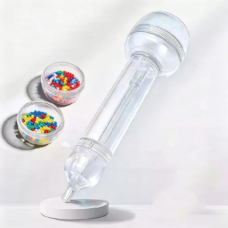 Art Tool Manual DIY Craft Pen with 2 Storage Cups, Plastic Press Style Format for Table Work, Task Support, and Routine DIY Activity Use