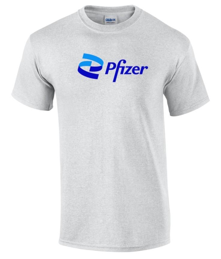 PFIZER Drug Company T-shirt Unisex T-Shirt L