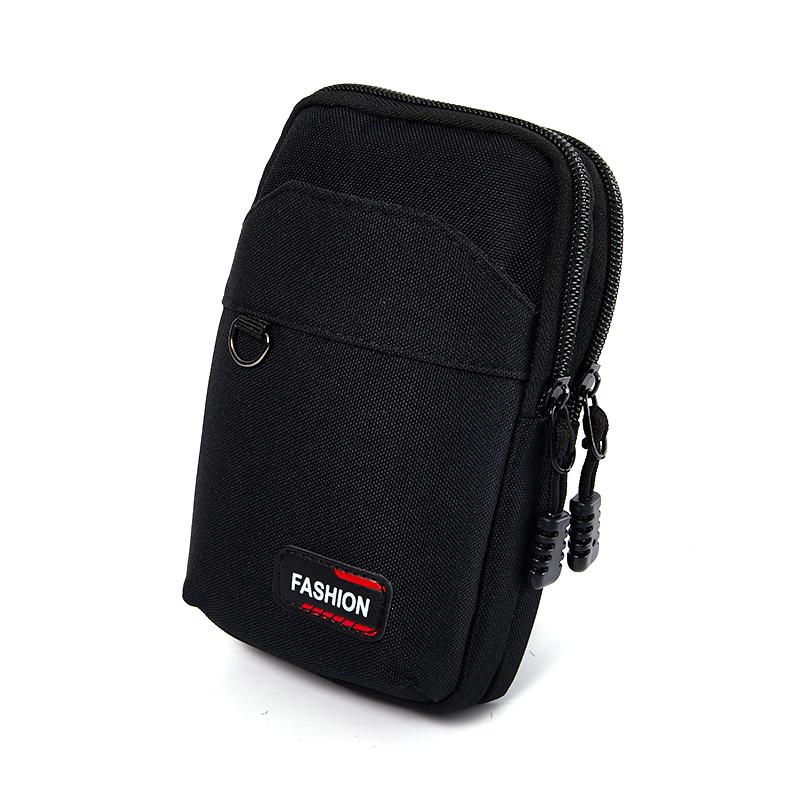 

Double Layer EDC Molle Bag Outdoor Military Waist Fanny Pack Men Phone Pouch Bag чорний