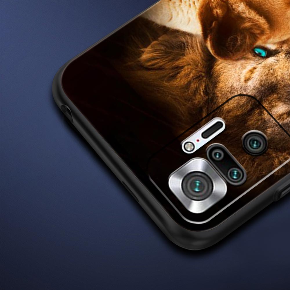 Lion Alpha Male Cub Phone Case For Xiaomi Redmi Note 14 13 5G 10 11 12 Pro Plus 4G 14C 13C 12C 10C Black Cover
