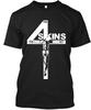 The 4-Skins Rock Band Music Funny Vintage Graphic Logo T-Shirt S-5XL Unisex T-Shirt