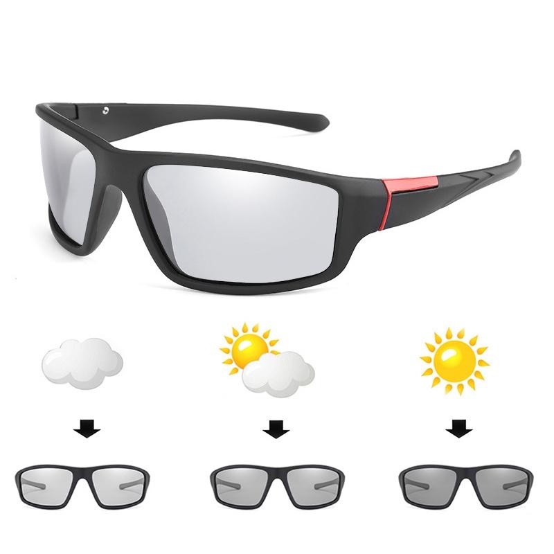 High Definition Men Polarized Photochromic Sunglasses For All Day Comfort And Style