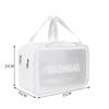 Transparent PVC Makeup Bag: Wet/Dry Separation, Large Capacity, PU Travel Cosmetic Organizer