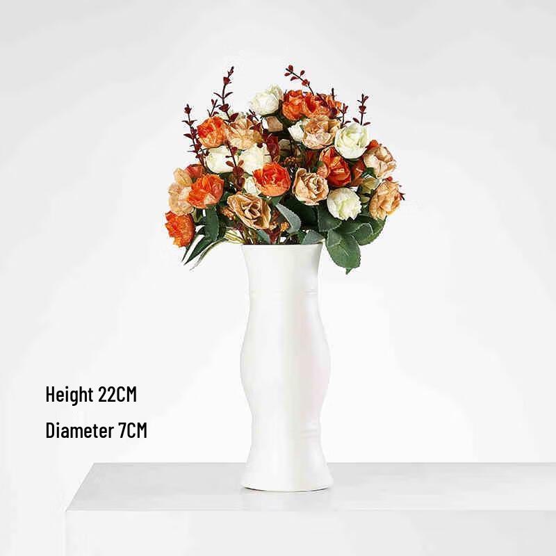 Milin Modern White Ceramic Vase