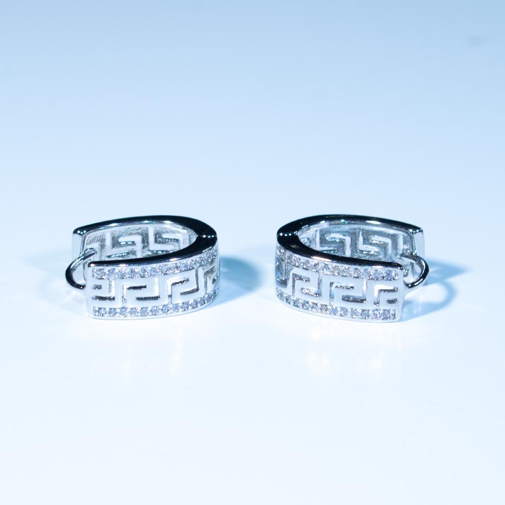 

Серьги-пряжки Great Wall Circle из платины, простые, стильные, модные, женские, с чувством юмора платиновый