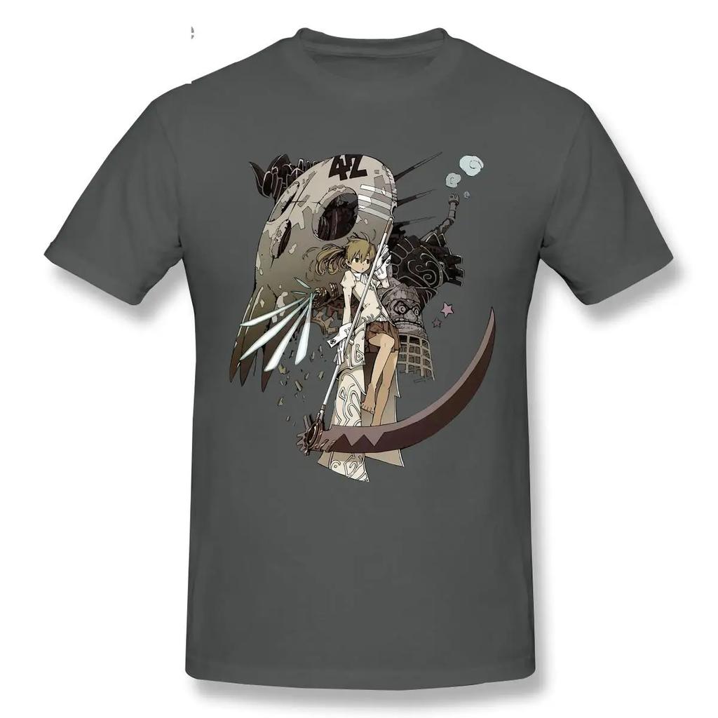 Classic Short Sleeve Casual Unisexs Oneck 100 Cotton Tshirts Fashion Graphic Tshirt Cartoon Anime Soul Eater T Shirt Tee Tops