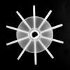 Fan Blade Air Compressor Blade Air Compressor Fan Blade 1Pc Accessory Outer Diameter 135mm/5.3Inches Plastic Replacement