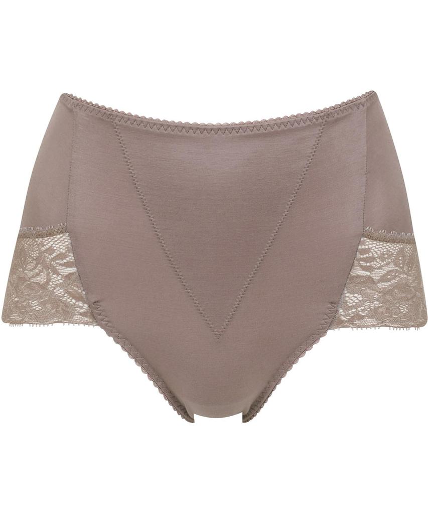 Wacoal Panties with Tummy Organic Cotton Blend of BR Women's Bi-Panties, Deep-Fit Control, (Pack 1), PPG185,
