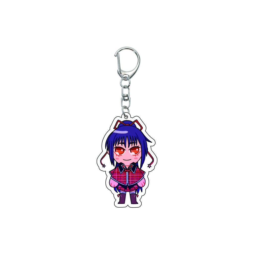 55MM Anime Shugo Chara Keychain Yume Hinomori Kuroya Kaito Haruto Yashiro Key Chain Acrylic Model Plate Christmas Gifts