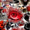 50Pcs/Set Retro Dark Y2K Vampires PET Stickers Waterproof DIY Fashion Decals Journal Stickers