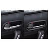 4Pcs For Mazda MX-5 Miata 2009-2015 Carbon Fiber Door Handle Bowl Sticker Cover