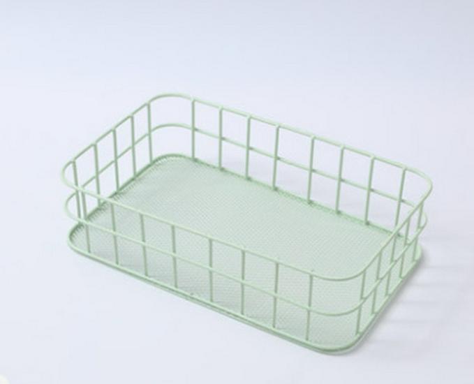 Eisenkunst Blau Snack- und Kleinkram-Aufbewahrungskorb mit Netzablage