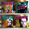 Hot G-GGreen Day Cushion Cover Soft Washable Pillow Case Multi-Scene for Couch Bed Travel Office Use
