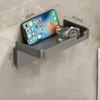 Wasserdicht Verschleißfest Selbstklebend Handyhalter Rollenpapierbox Wandmontiertes Toilettenzubehör Taschentuchhalter Badezimmer