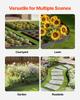 Metal Landscape Edging 10Packs 60in Rust-Resistant Bendable for Yard Garden