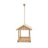 Wooden Bird Feeder House Wear-resistant Open Bird Feeder Rain Shelter Hanging Birdhouse  Pathway