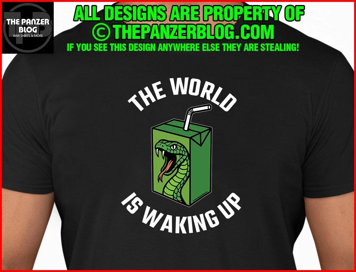 The World is Waking Up T-Shirt Funny Gift S