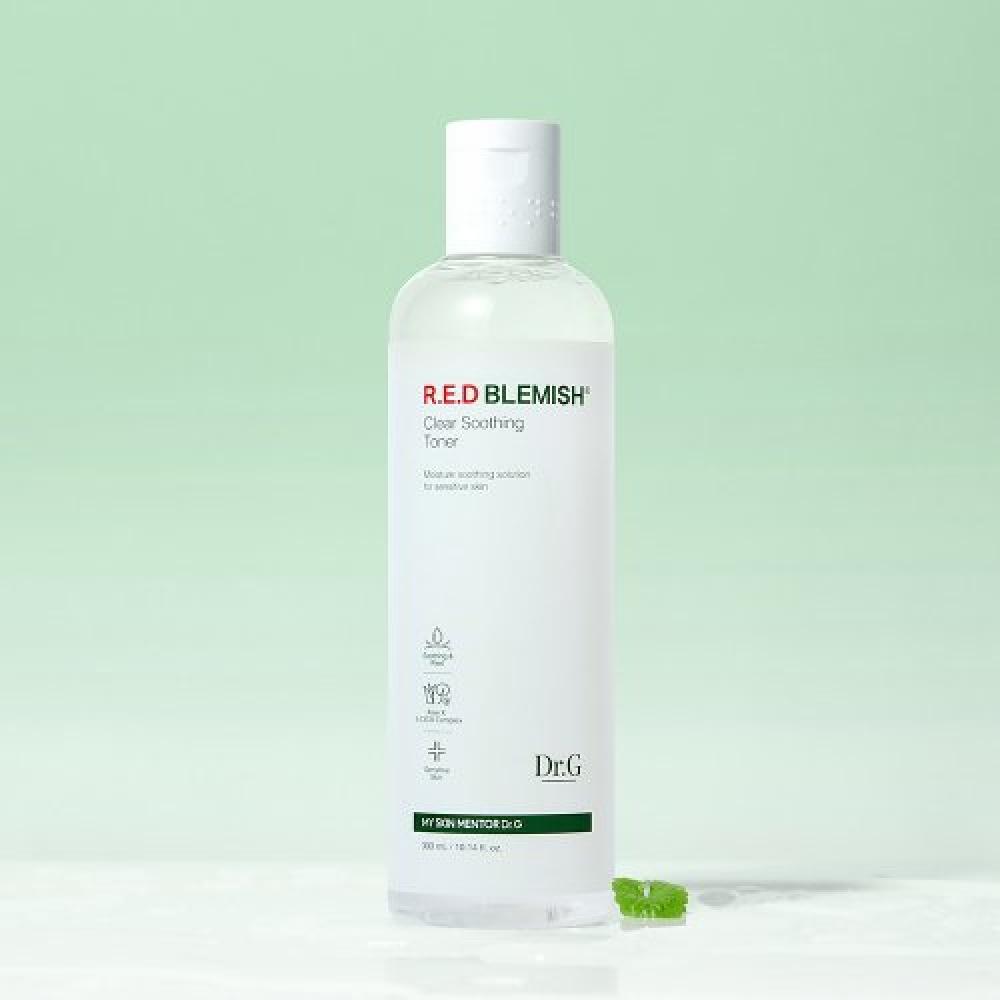 Успокаивающий тонер Dr.g Red Blemish Clear 300 мл FREE