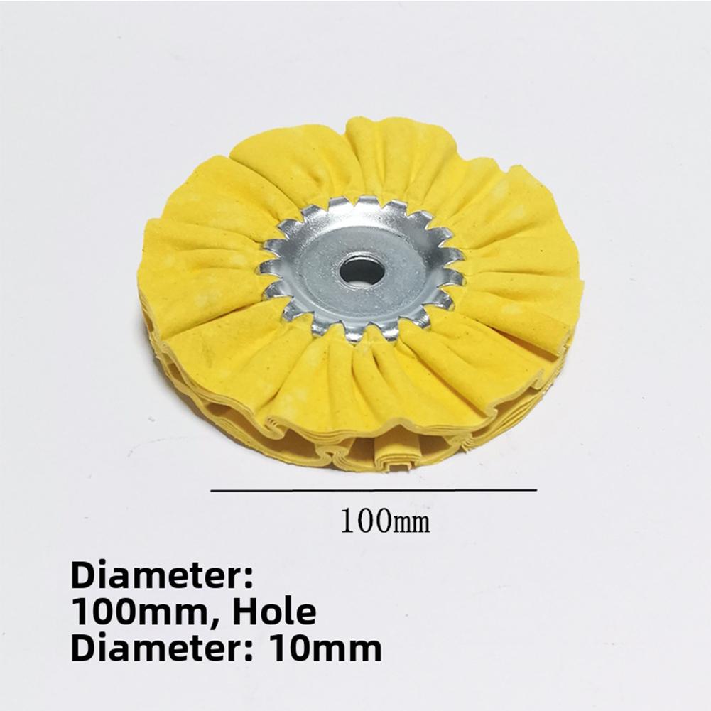 Cotton Buffing Disc Flap Polishing Wheel Cotton Abrasive Cloth Machine Compatible Quick Attach Polishing Wheel