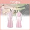 Enchanting Glinda Costume Dress For Women Featuring Vibrant Pink Corset Style Design For Magical Wicked Cosplay
