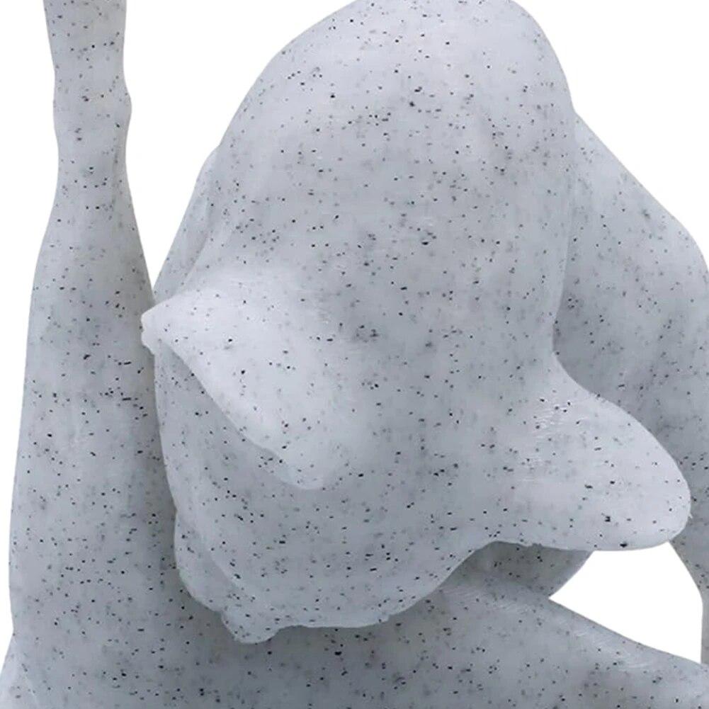 Neuartige Katzenskulptur, dekorative kreative Katzenstatue, exquisite No Shame-Katzendekoration, 12,7 x 10,2 cm, für Wohnzimmer, Schlafzimmer, Dekoration