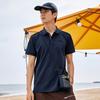 Herren Sonnenschutz Schnelltrocknendes Polo-T-Shirt