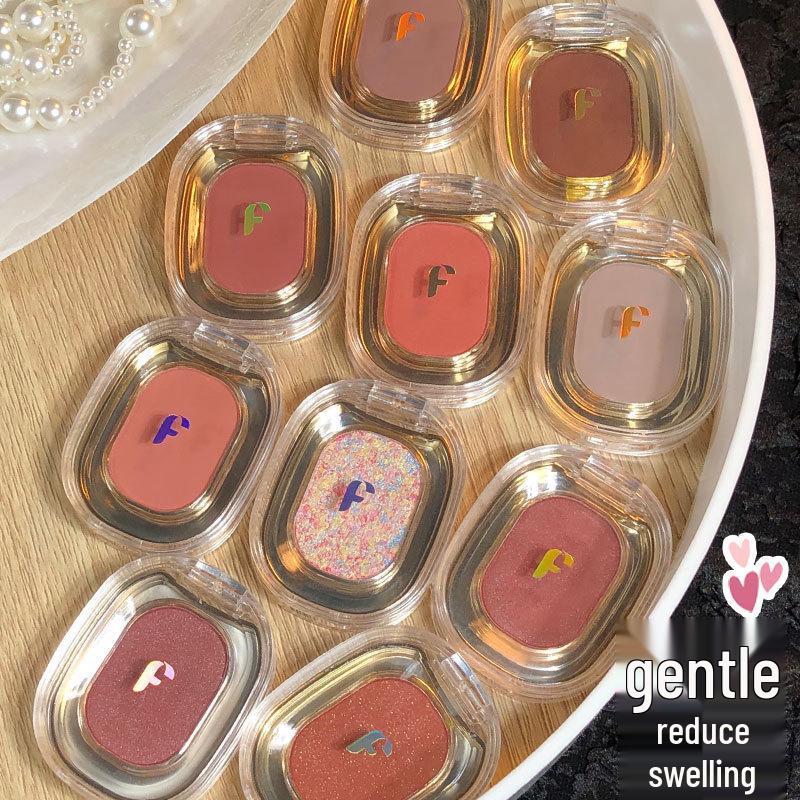 FAICCIA Gentle Sheer Nude Eyeshadow #243 Smoky Pink for Puffiness Reduction - Macaron Gray 221#