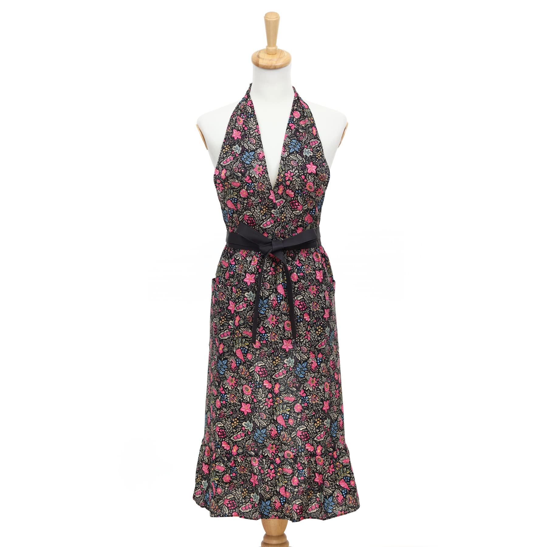 

SOULEIADO Фартук La Monneur Черный Длина 106 см Кэш-кер примерно чёрный