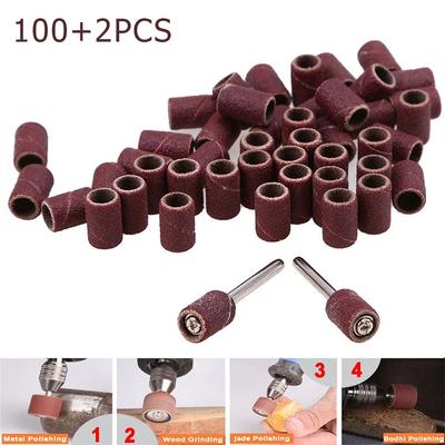 100pcs Drum Sanding Bands Accessories Drum Sanding Sleeves