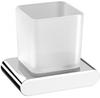 Sapho Flori RF004 12989 Toothbrush Holder, Glass, Chrome