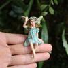 6pcs/lot Tinker Bell PVC Figure Dolls Garden Fairies Figurines  Mini Fairy Statue Figure Fairy Garden Ornaments Decorations