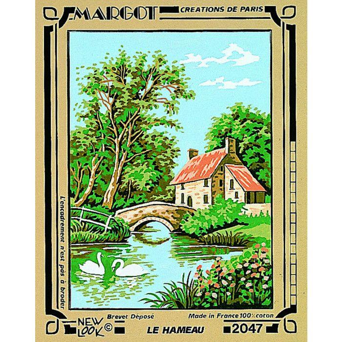 Canevas Pénélope Antique Le Hameau 30x40cm